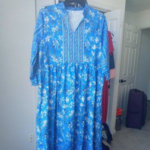 Blue dress